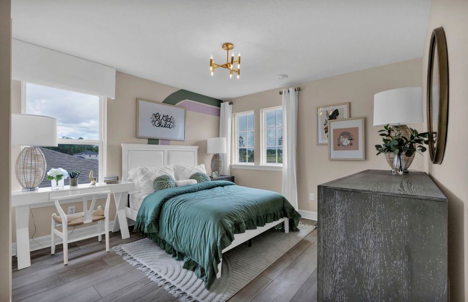 Representative furnished interior of a home built from the Yorkshire by Pulte Homes in Seminole Palms, Palm Coast (Image 12).