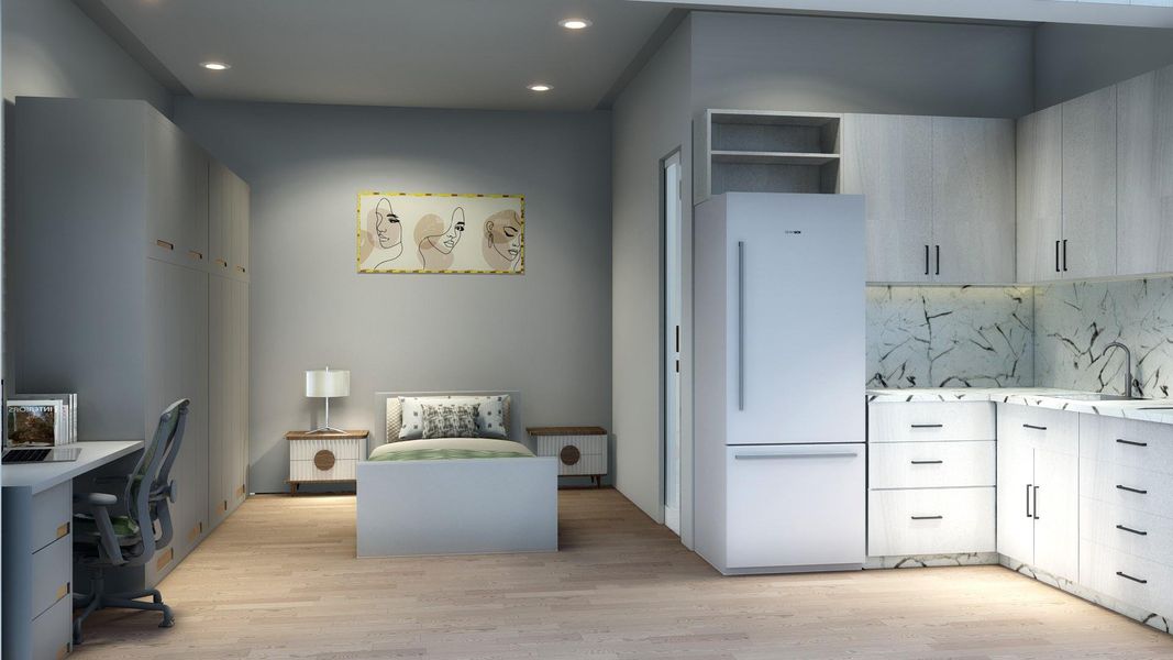 Furnished interior view inside a new home in , Houston (Image 13). Furnished interior view inside a new home in , Houston (Image 13).