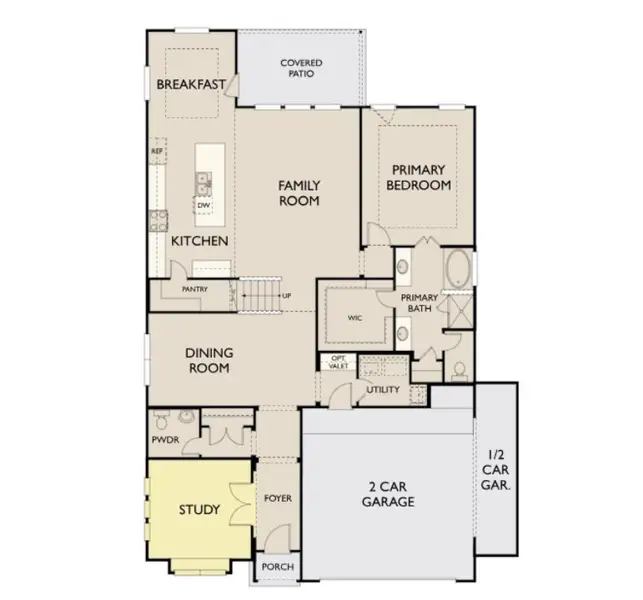 The Katy floorplan The Katy floorplan