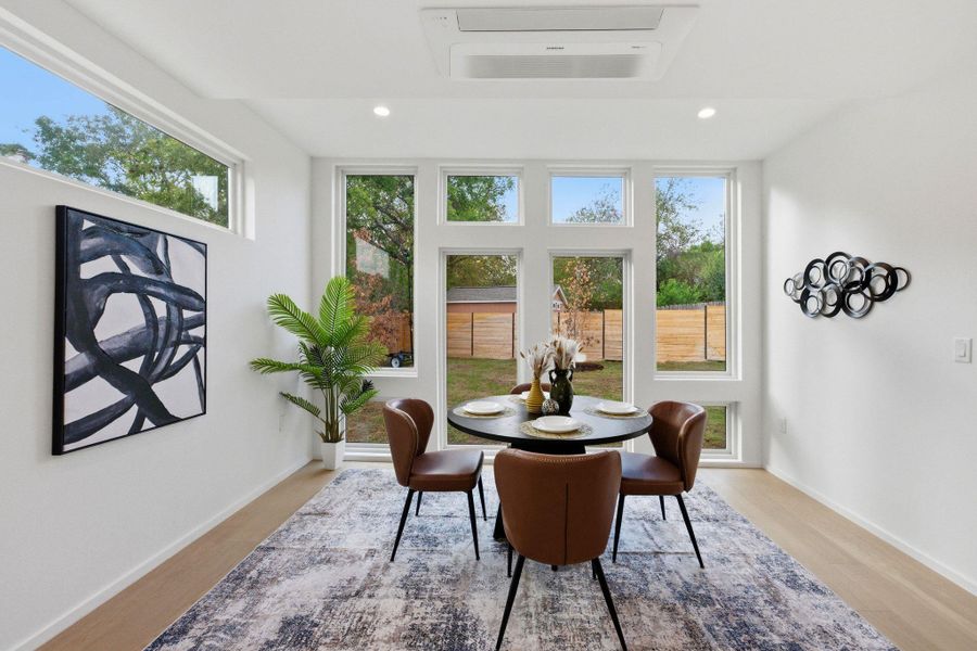 Furnished interior view inside a new home in , Austin (Image 32).