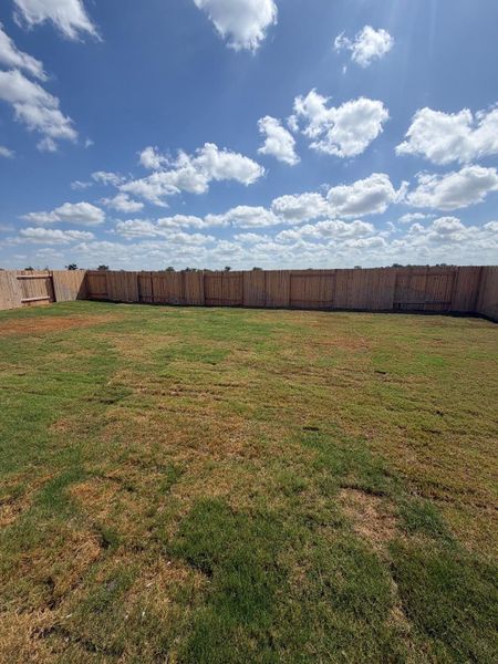 Private Backyard of Home