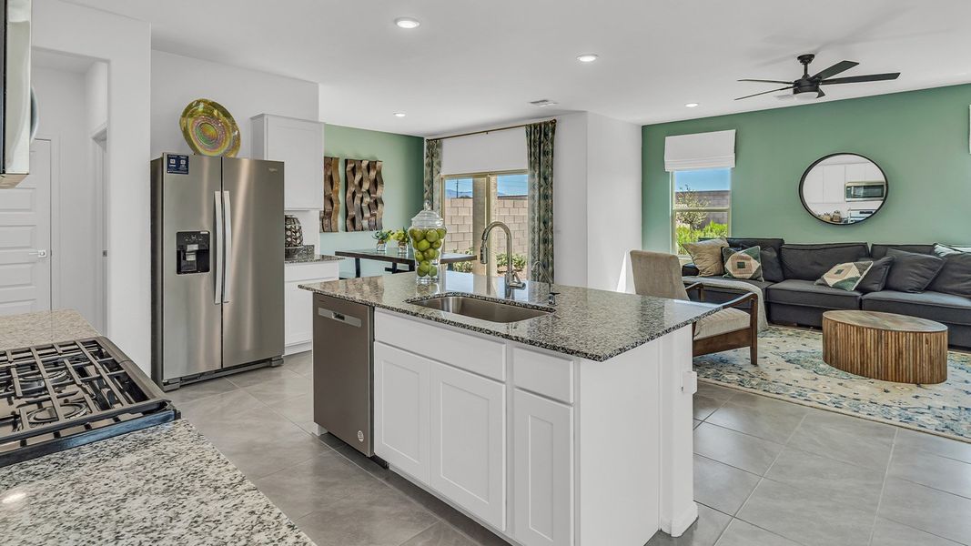 Furnished interior view inside a new home in Blackhawk, Tucson (Image 17).