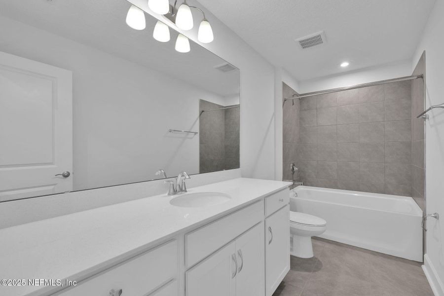 Furnished interior view inside a new home in Creighton Pointe, Fleming Island (Image 12).