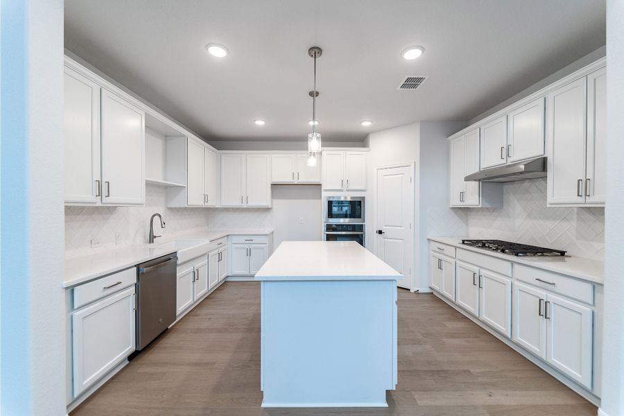 Furnished interior view inside a new home in Santa Rita Ranch, Liberty Hill (Image 3).