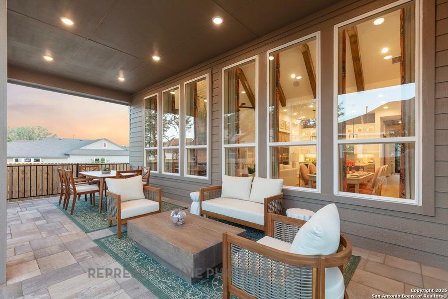 Exterior details and patio area of a home in Mont Blanc, Schertz (Image 22). Exterior details and patio area of a home in Mont Blanc, Schertz (Image 22).