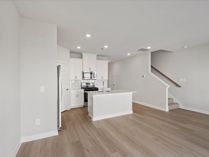 Furnished interior view inside a new home in Valentine Townes, Greer (Image 5).