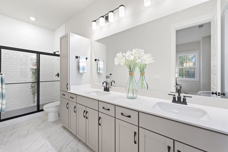 Representative furnished interior of a home built from the Madison by Hunter Quinn Homes in Beaufort County Homes, Beaufort (Image 11).