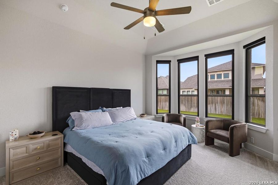 Furnished interior view inside a new home in Alsatian Oaks, Castroville (Image 12). Furnished interior view inside a new home in Alsatian Oaks, Castroville (Image 12).
