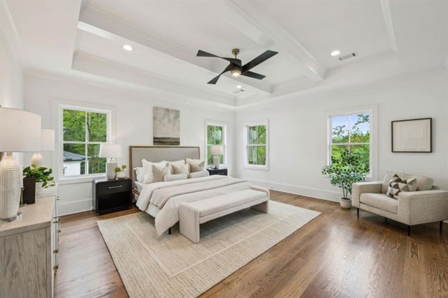 Furnished interior view inside a new home in , Atlanta (Image 7).