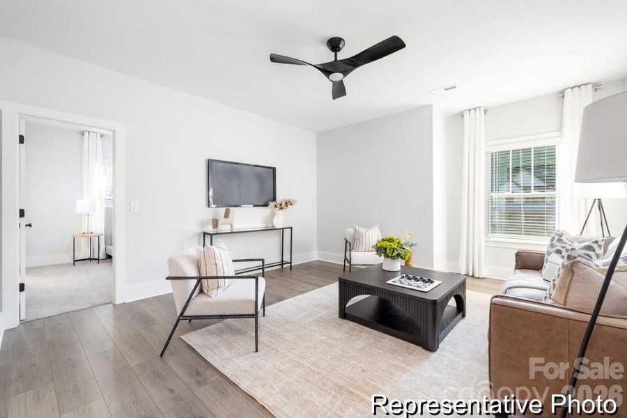 Furnished interior view inside a new home in Whispering Hills, Locust (Image 24).