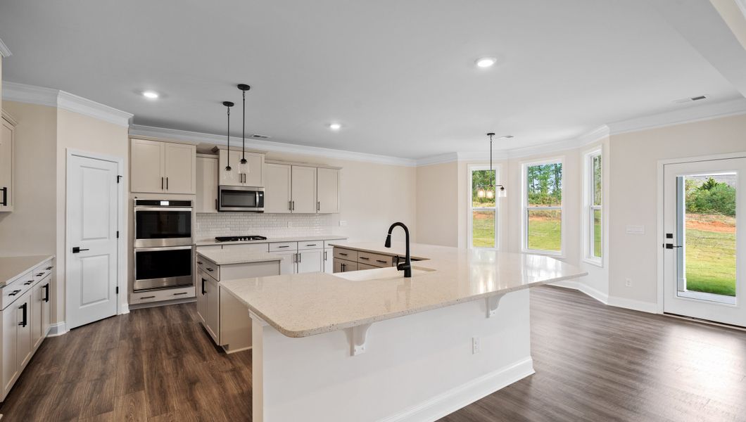Furnished interior view inside a new home in Campbell Ridge, Piedmont (Image 6).
