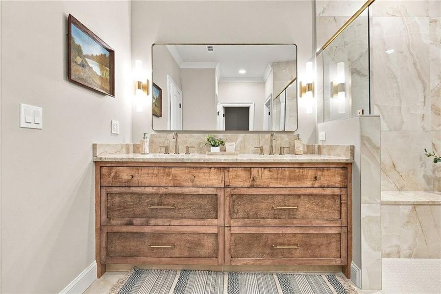 Furnished interior view inside a new home in , Smyrna (Image 58).