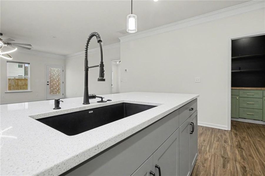 Close-up of interior finishes inside a home in , Cartersville (Image 9).