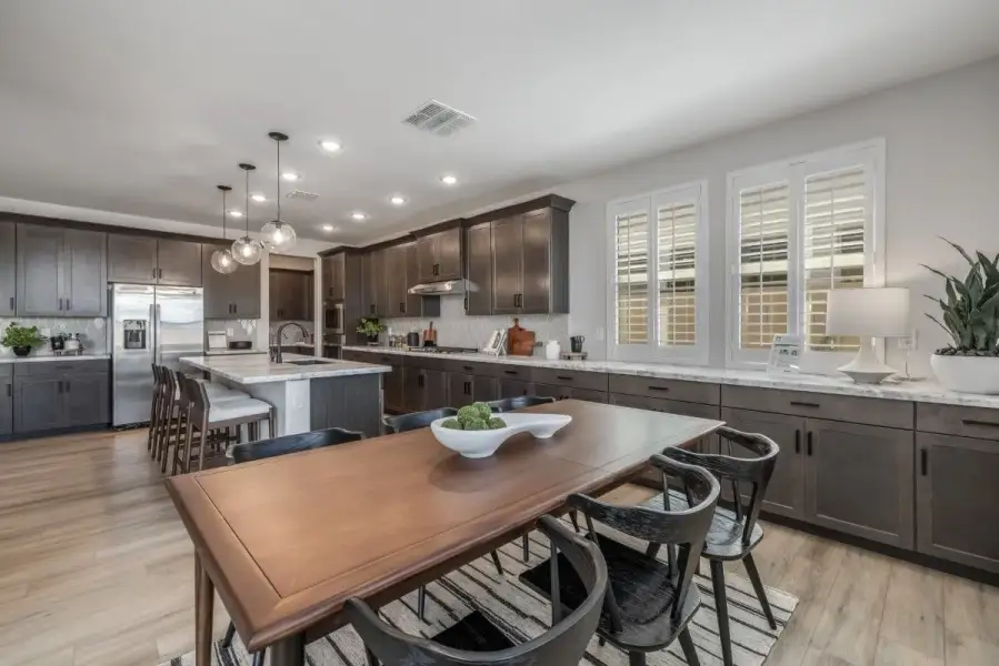 Furnished interior view inside a new home in The Grove at El Cidro, Goodyear (Image 18).