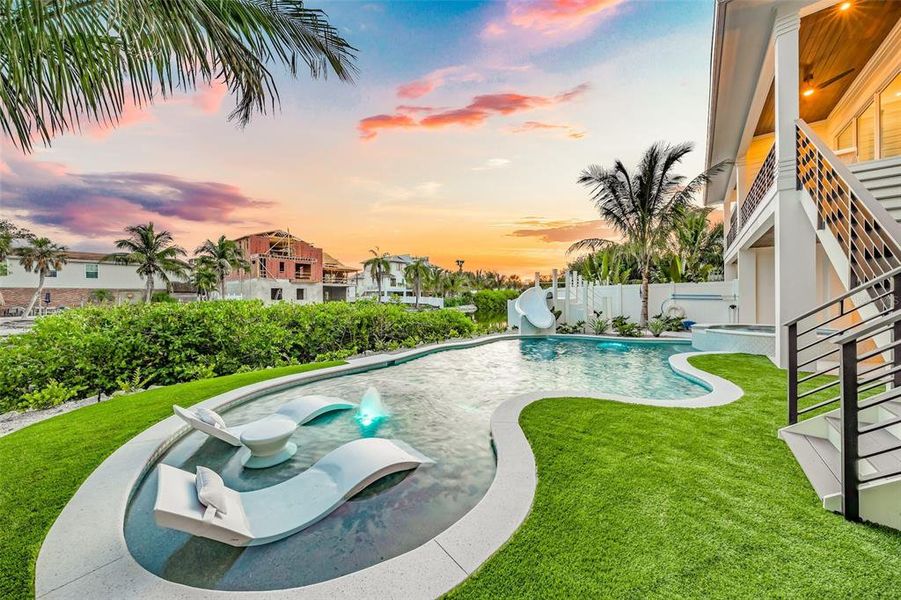Front exterior of a new home in , Sarasota, FL, highlighting curb appeal (Image 31).