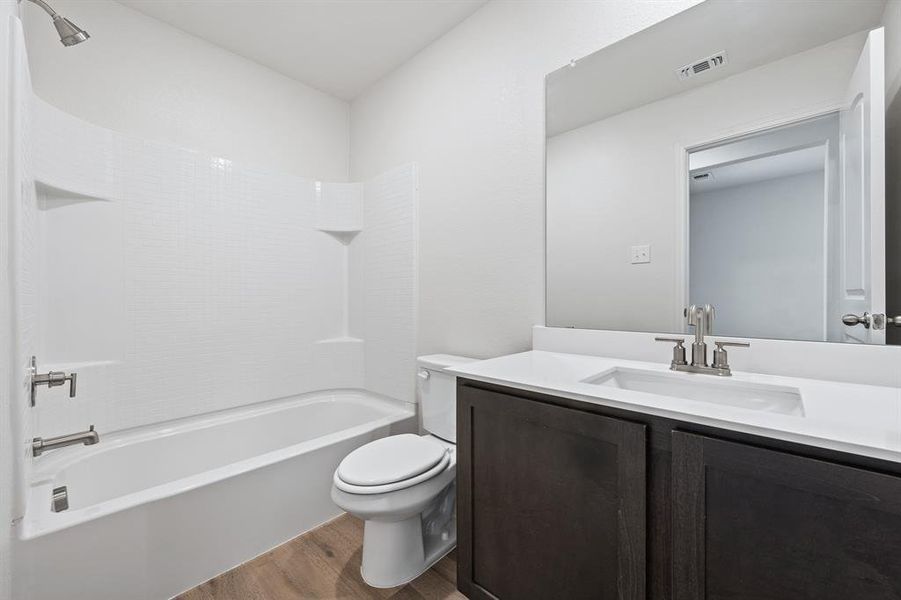 Furnished interior view inside a new home in Retreat at Fossil Creek, Fort Worth (Image 3).