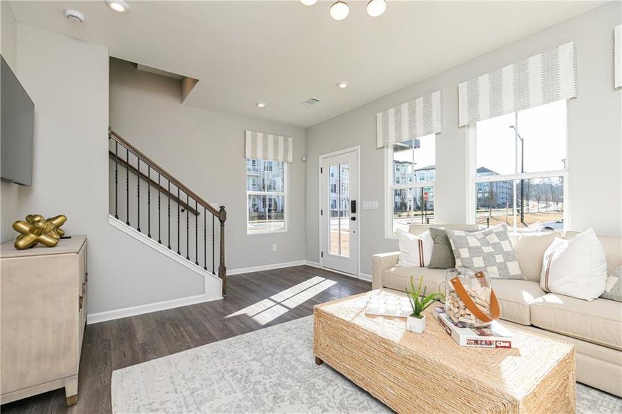 Furnished interior view inside a new home in , Powder Springs (Image 15).