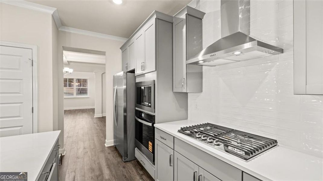 Furnished interior view inside a new home in Heritage Pointe, Senoia (Image 8). Furnished interior view inside a new home in Heritage Pointe, Senoia (Image 8).