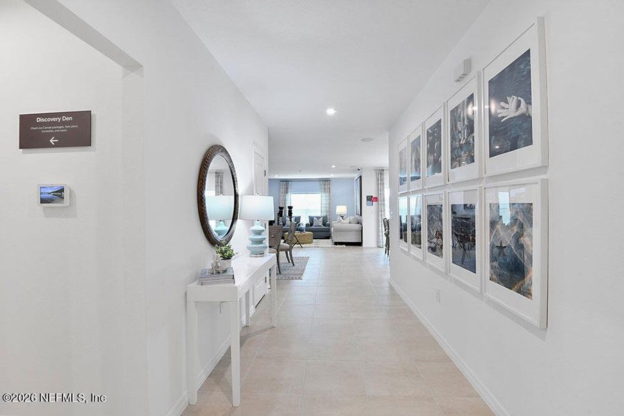 Furnished interior view inside a new home in Coopers Meadow, Jacksonville (Image 12).