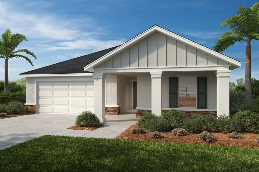 Exterior H with optional stone Exterior H with optional stone