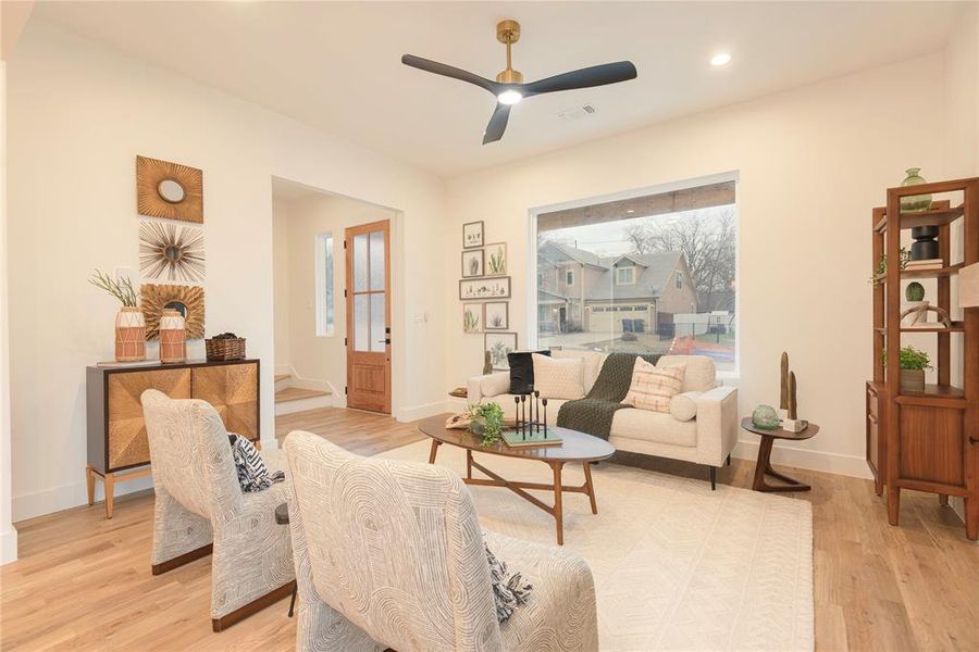 Furnished interior view inside a new home in , McKinney (Image 11).