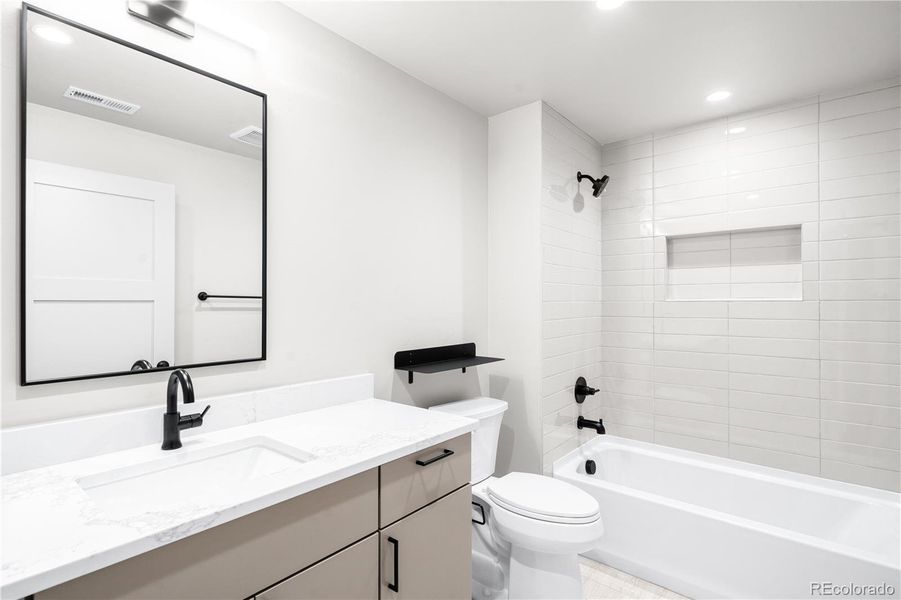 Furnished interior view inside a new home in , Denver (Image 29).