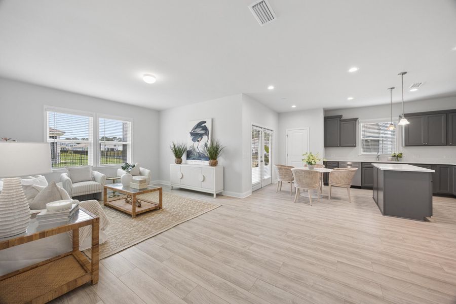 Furnished interior view inside a new home in , Beaufort (Image 6).