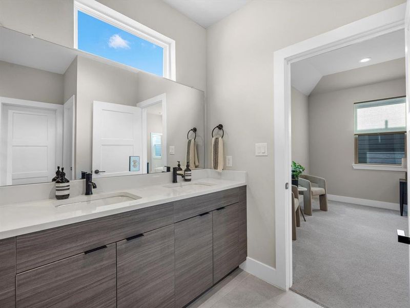 Furnished interior view inside a new home in , Houston (Image 5).