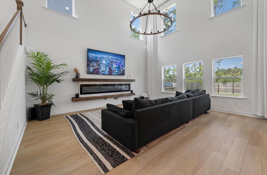 Furnished interior view inside a new home in , Charleston (Image 3).