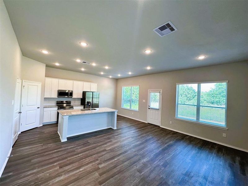 Another view of your kitchen & dining room overlooking