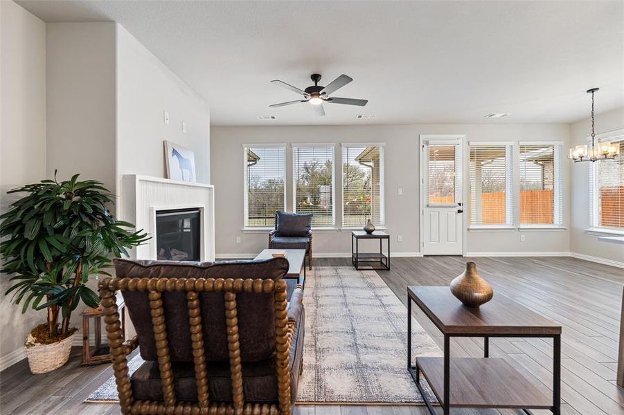 Furnished interior view inside a new home in Morningstar, Aledo (Image 7).