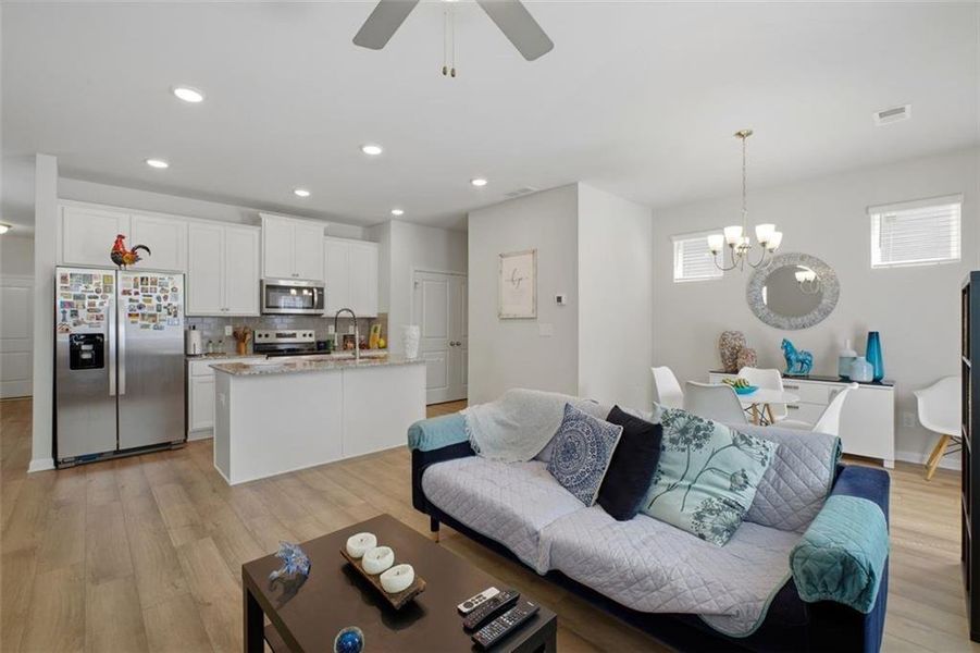 Furnished interior view inside a new home in Walden Park - The Retreat, Jonesboro (Image 30).