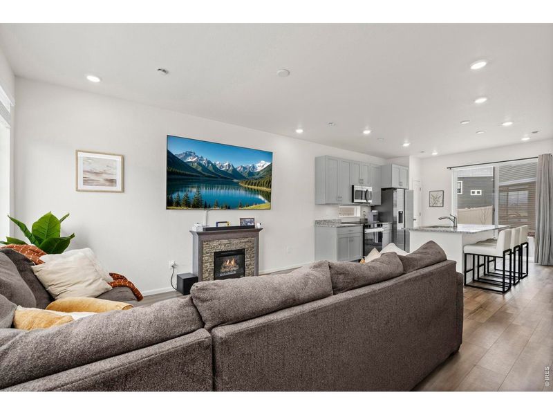 Furnished interior view inside a new home in Thompson River Ranch, Johnstown (Image 8).