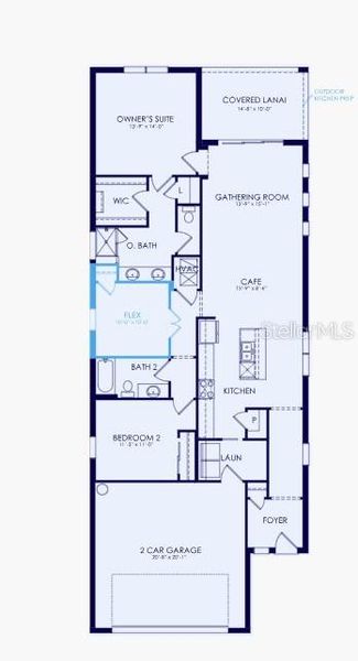 2D floor plan layout of this home in BeachWalk by Manasota Key, Englewood, FL (Image 4). 2D floor plan layout of this home in BeachWalk by Manasota Key, Englewood, FL (Image 4).