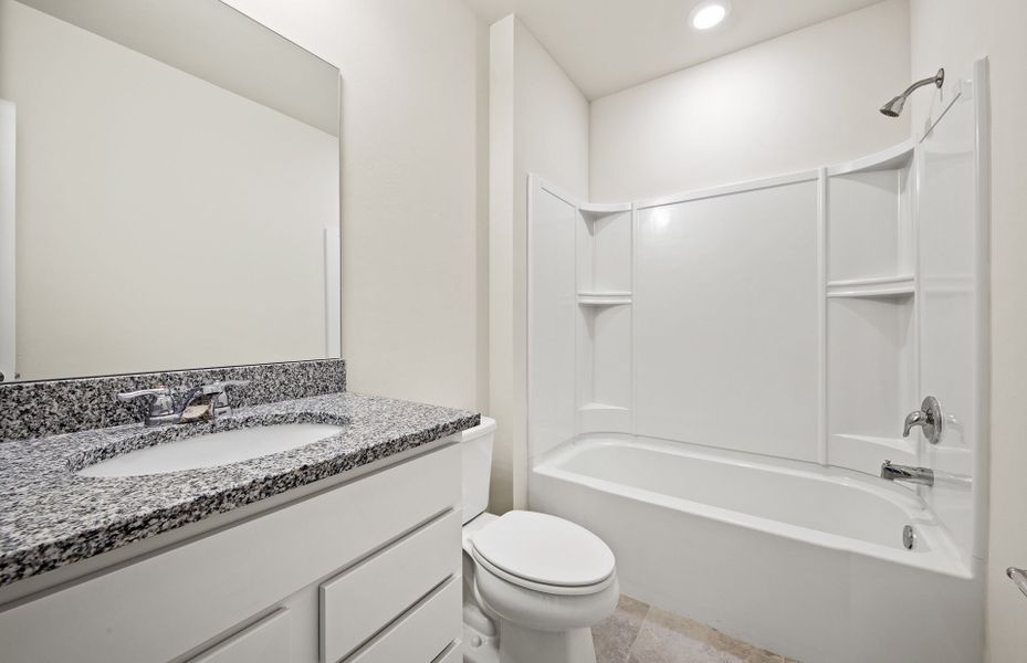 Secondary bathroom