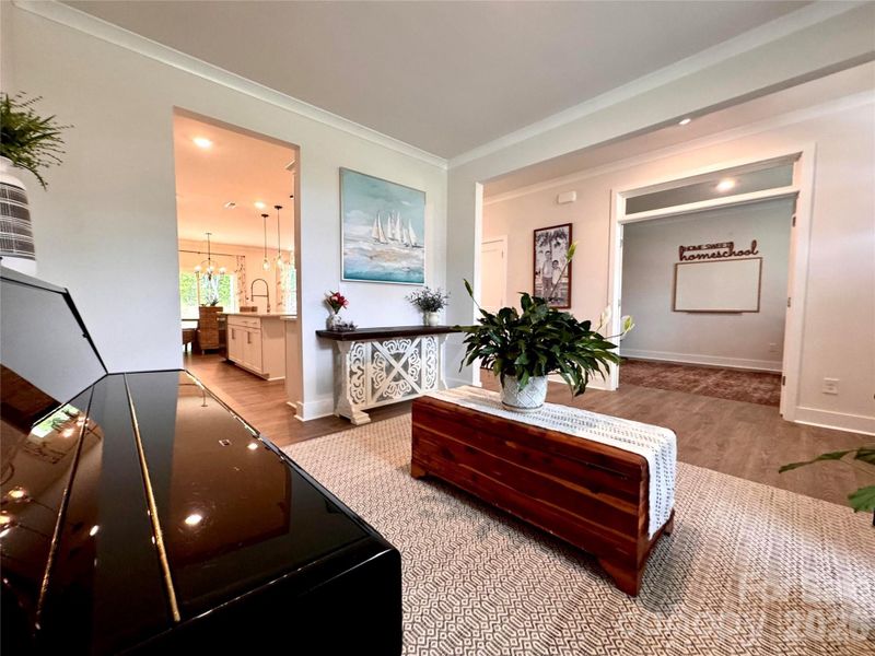 Furnished interior view inside a new home in Westport, York (Image 35).