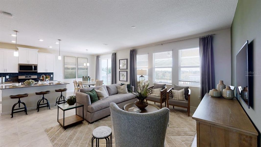 Furnished interior view inside a new home in , St. Cloud (Image 7).