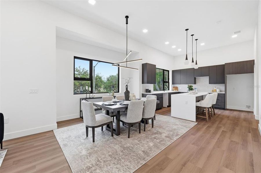 Furnished interior view inside a new home in , St. Petersburg (Image 11).