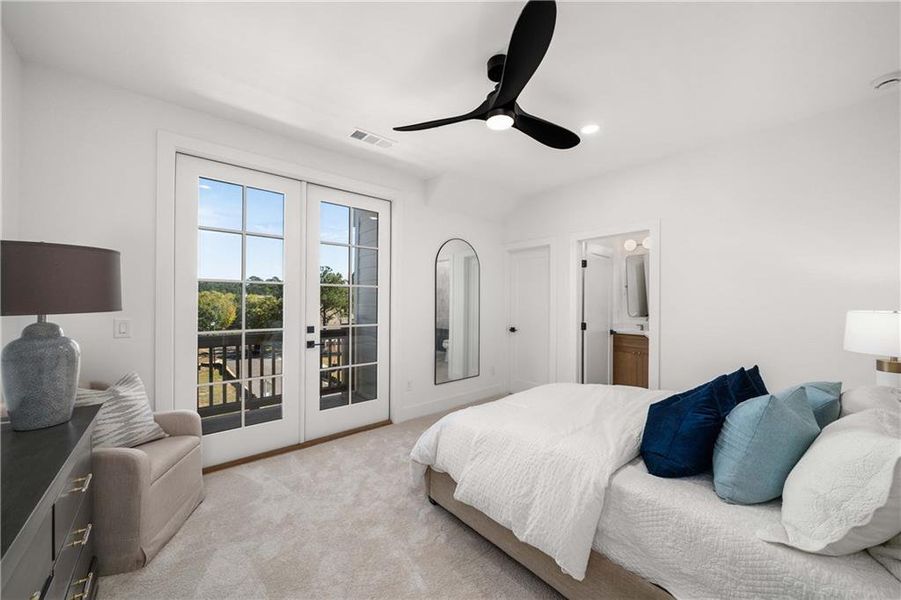 Furnished interior view inside a new home in Echo at Crabapple, Milton (Image 35).