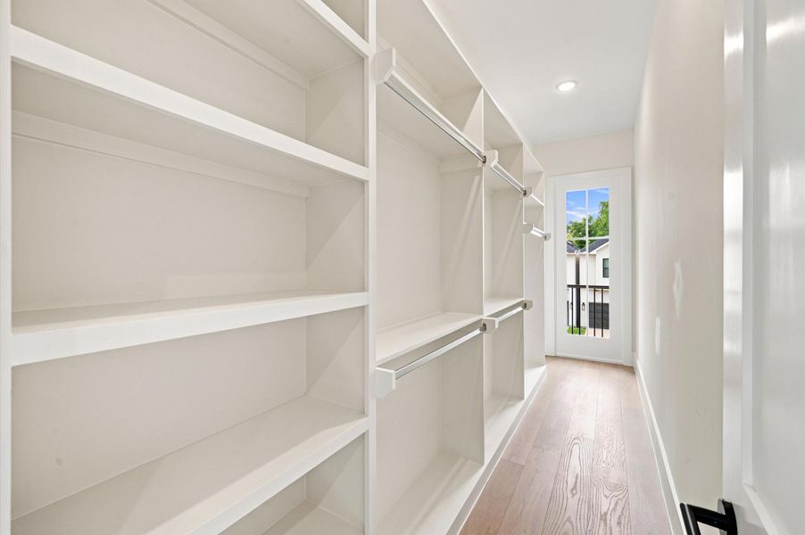 Second closet for the primary bedroom.