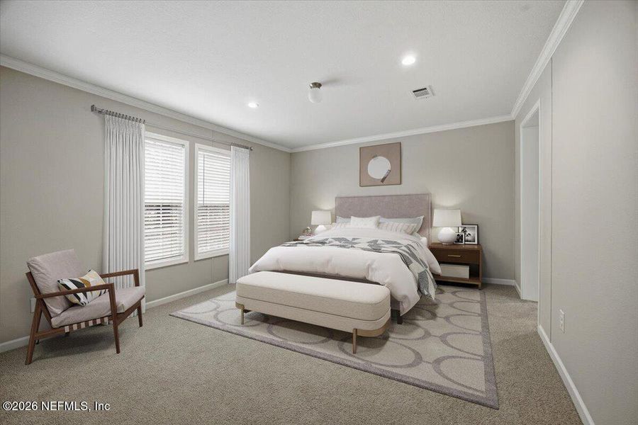 Furnished interior view inside a new home in , Macclenny (Image 7).