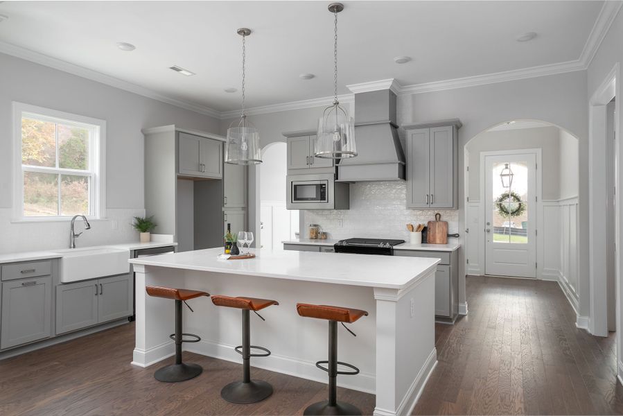 Representative furnished interior of a home built from the The Claiborne by Greentech Homes LLC in Nature's Cove, Ooltewah (Image 5).