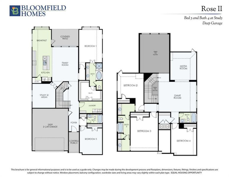 2D floor plan layout of this home in Willow Wood, McKinney, TX (Image 2).