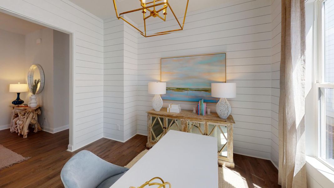 Furnished interior view inside a new home in Heron's Walk at Summers Corner: Row Collection, Ridgeville (Image 6).