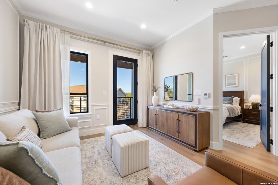 Furnished interior view inside a new home in , San Antonio (Image 5).
