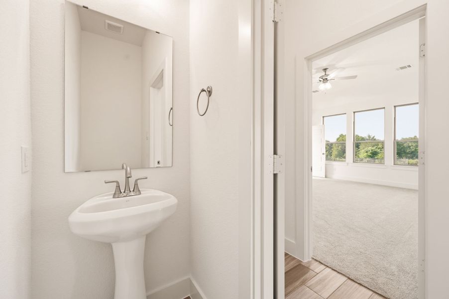 Furnished interior view inside a new home in Saddleback Estates, Boyd (Image 13).