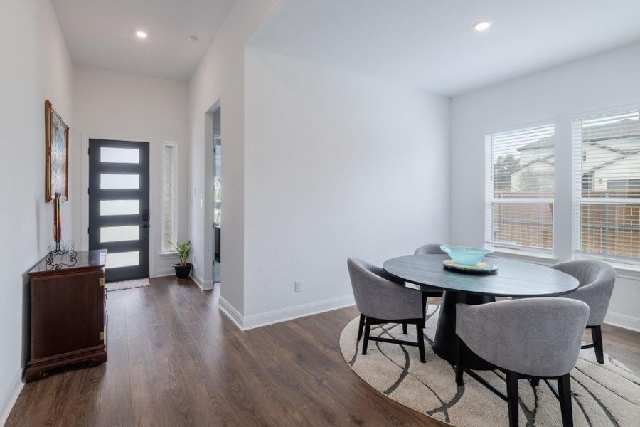 Formal dining space for entertaining. Formal dining space for entertaining.