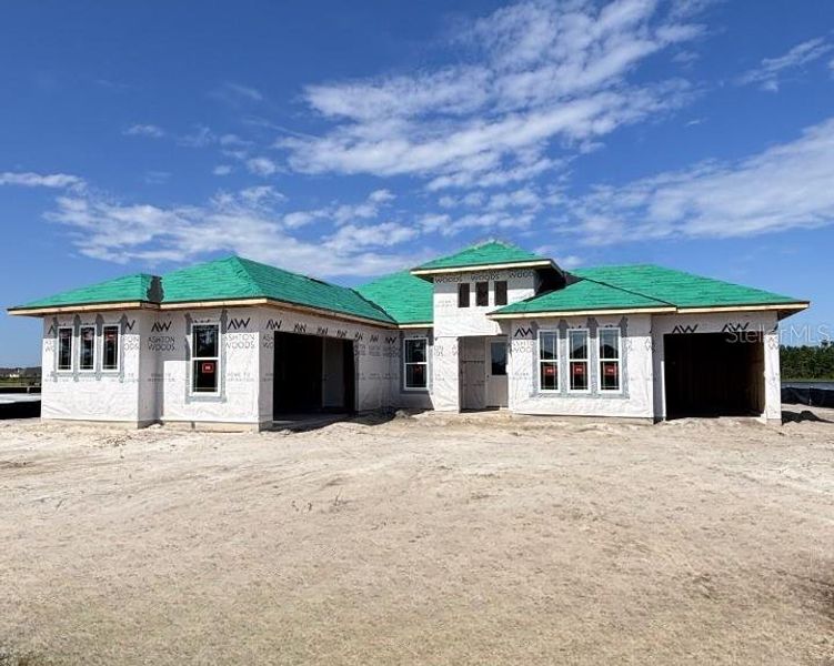 In-progress construction of a new home in Ardisia Park Estate, New Smyrna Beach, FL (Image 31).