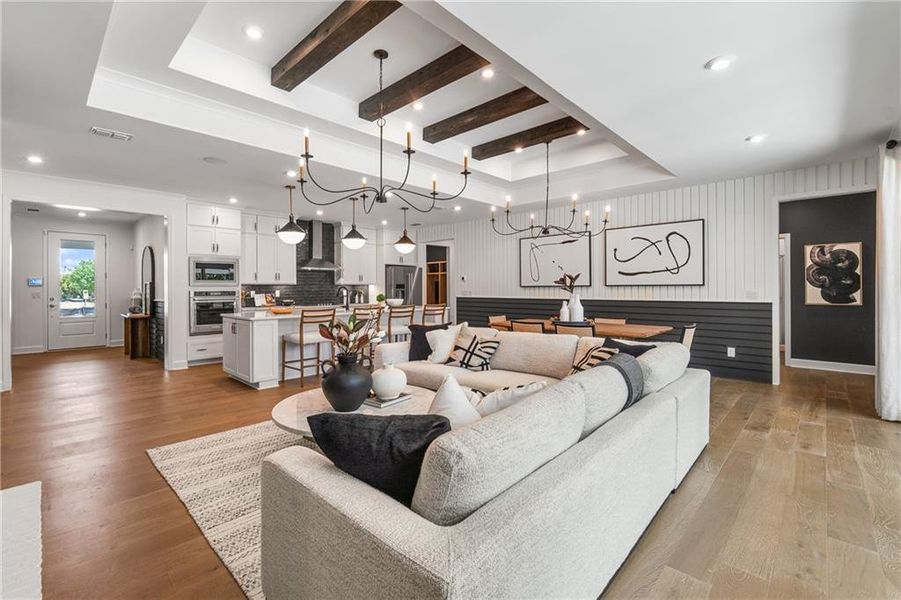 Furnished interior view inside a new home in Del Webb at Lake Oconee, Greensboro (Image 14).