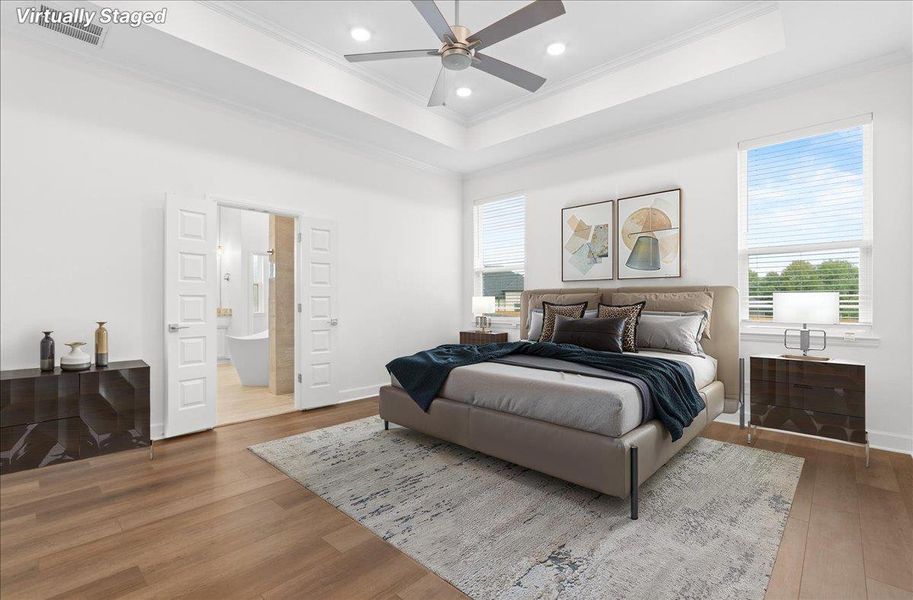 Furnished interior view inside a new home in , Belton (Image 6). Furnished interior view inside a new home in , Belton (Image 6).